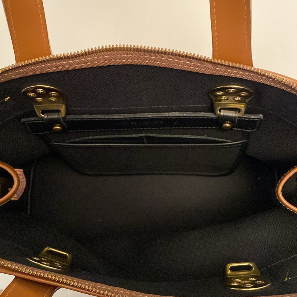 Vintage Dooney & Bourke Canvas and Leather Dome Bag - Picture 13 of 16